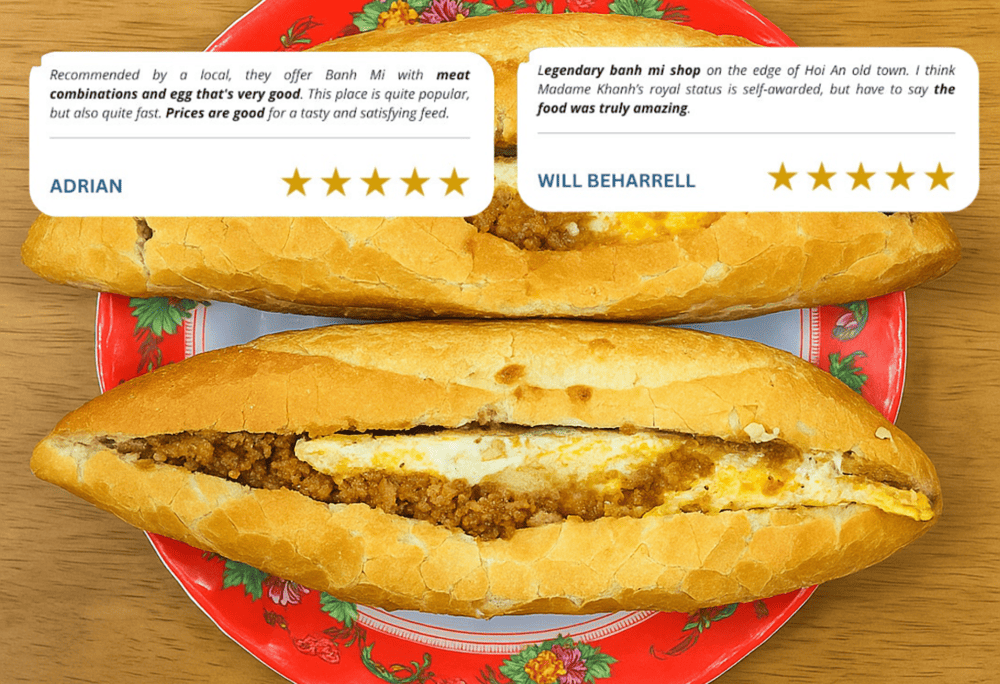 Relishing one of the best banh mi Hoi An choices at one of the oldest and most renowned places